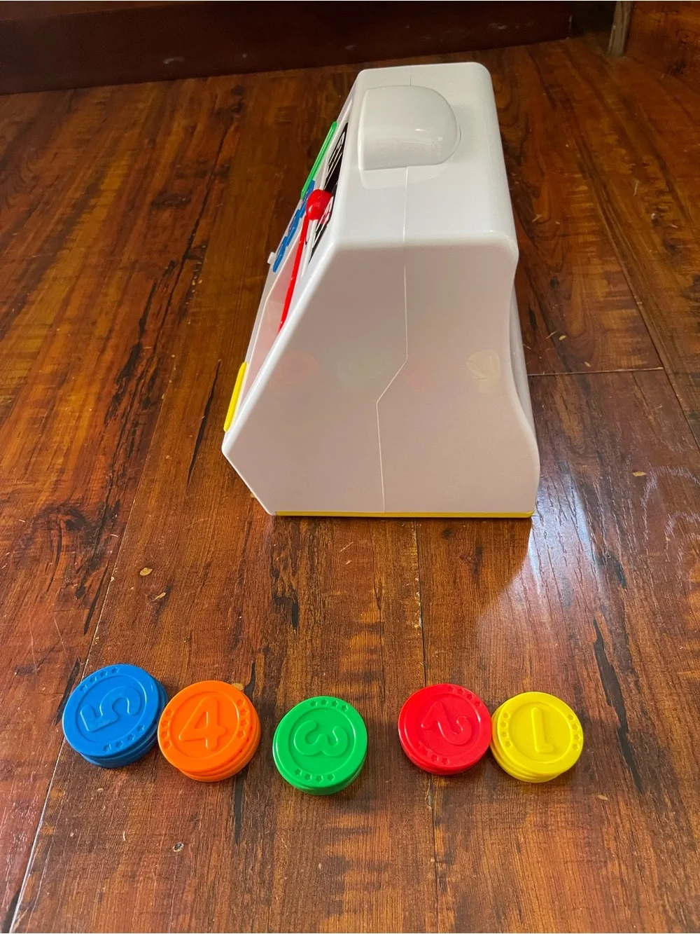 Multicolor Kids Learning Cash Register Toy - White, Red, Green, Yellow